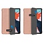 Case2go - Hoes voor de iPad Air 10.9 (2020) - Tri fold Book Case - Rosé Goud