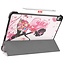 Case2go - Hoes voor de iPad Air 10.9 (2020) - Tri fold Book Case - Flower Fairy