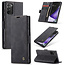 CaseMe - Samsung Galaxy Note 20 hoesje - Wallet Book Case - Magneetsluiting - Zwart