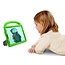 Case2go - Kinderhoes voor de iPad Air 10.9 (2020) - Schokbestendige case met handvat - Sparrow Kids Cover - Groen