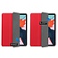 Case2go - Hoes voor de iPad Air 10.9 (2020) - Tri-Fold Book Case - met Apple Pencil Houder - Rood