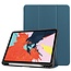 Case2go - Hoes voor de iPad Air 10.9 (2020) - Tri-Fold Book Case - met Apple Pencil Houder - Cyaan