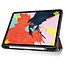 Case2go - Hoes voor de iPad Air 10.9 (2020) - Tri-Fold Book Case - met Apple Pencil Houder - Graffiti