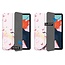 Case2go - Hoes voor de iPad Air 10.9 (2020) - Tri-Fold Book Case - met Apple Pencil Houder - Flower Fairy