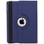 Case2go - Hoes voor de iPad 2020 - 10.2 Inch - 360 Graden Draaibare Book Case - Donker Blauw