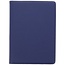Case2go - Hoes voor de iPad 2020 - 10.2 Inch - 360 Graden Draaibare Book Case - Donker Blauw