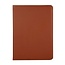 Case2go - Hoes voor de iPad 2020 - 10.2 Inch - 360 Graden Draaibare Book Case - Bruin