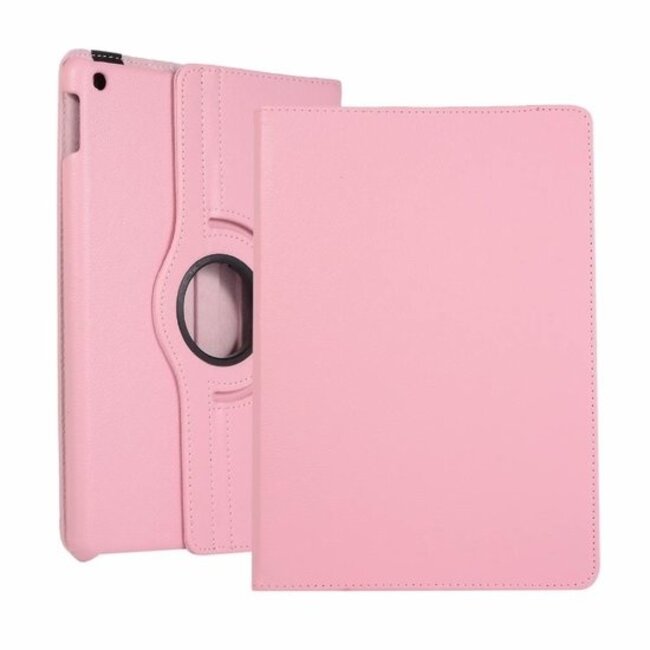 Case2go - Hoes voor de iPad 2020 - 10.2 Inch - 360 Graden Draaibare Book Case - Roze