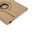 Case2go - Hoes voor de iPad 2020 - 10.2 Inch - 360 Graden Draaibare Book Case - Goud