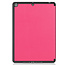 Case2go - Hoes voor de iPad 10.2 (2019/2020) - 10.2 inch - Tri-Fold Book Case met Stylus Pen Houder - Magenta