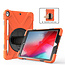 Case2go - Hoes voor Apple iPad 2020 - 10.2 inch - Hand Strap Armor Case - Oranje