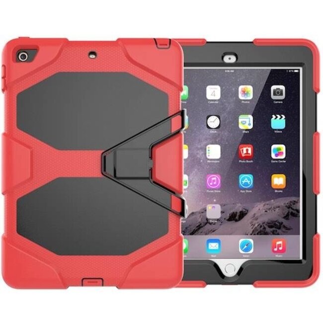 Case2go - Hoes voor Apple iPad 2020 - 10.2 inch - Extreme Armor Case - Rood
