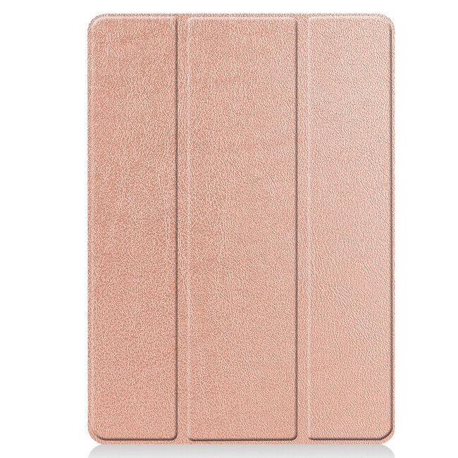 Case2go - Hoes voor de iPad 10.2 (2019/2020) - Tri-Fold Book Case - met Apple Pencil Houder - Rosé Goud
