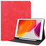 Case2go iPad 2020 hoes - 10.2 inch - PU Leer Folio Book Case - Rood