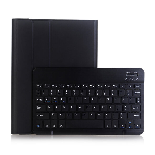 iPad 10.2 (2020) Case - Bluetooth toetsenbord hoes - QWERTY layout - Magneetsluiting - Sleep/Wake-up functie - Zwart