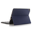 iPad 2020 hoes - 10.2 inch - Bluetooth Toetsenbord Case met Stylus pen houder - Blauw