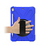 Case2go - Hoes voor Apple iPad 2020 - 10.2 inch - Hand Strap Armor Case - Blauw