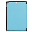 Case2go - Hoes voor de iPad 10.2 (2019/2020) - 10.2 inch - Tri-Fold Book Case - Licht Blauw