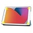 Case2go - Hoes voor de iPad 10.2 (2019/2020) - 10.2 inch - Tri-Fold Book Case - Licht Blauw