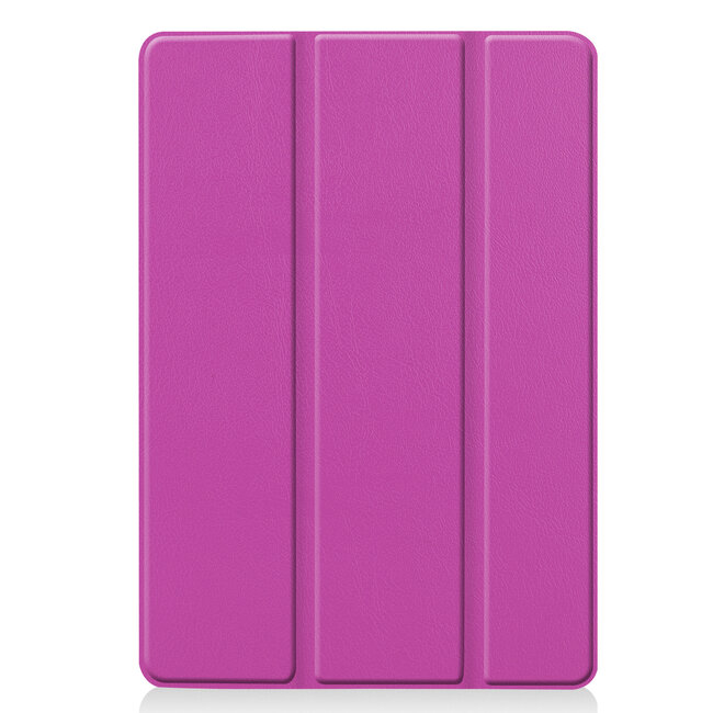 Case2go - Hoes voor de iPad 10.2 (2019/2020) - 10.2 inch - Tri-Fold Book Case - Paars