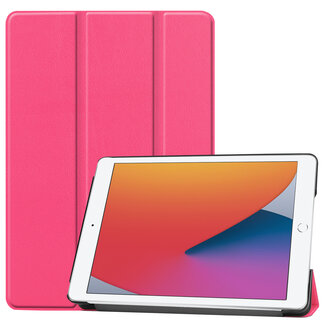 Case2go iPad 2020 hoes - 10.2 inch - Tri-Fold Book Case - Magenta