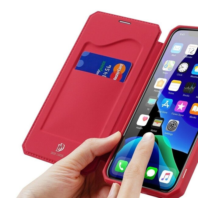 iPhone 11 Pro Max hoes - Dux Ducis Skin X Case - Rood