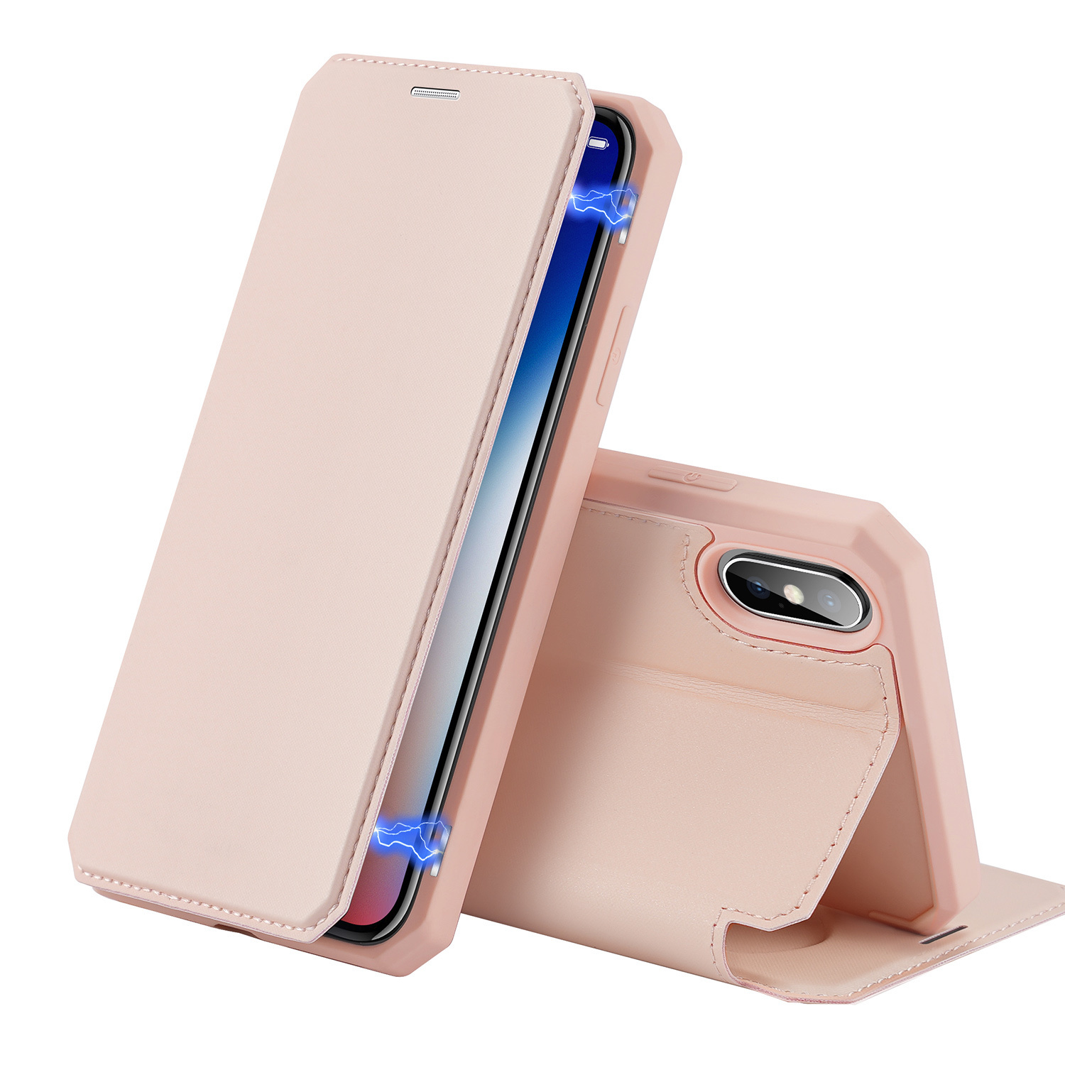iPhone XS Max hoes - Dux Ducis Skin X Case - Roze afbeelding