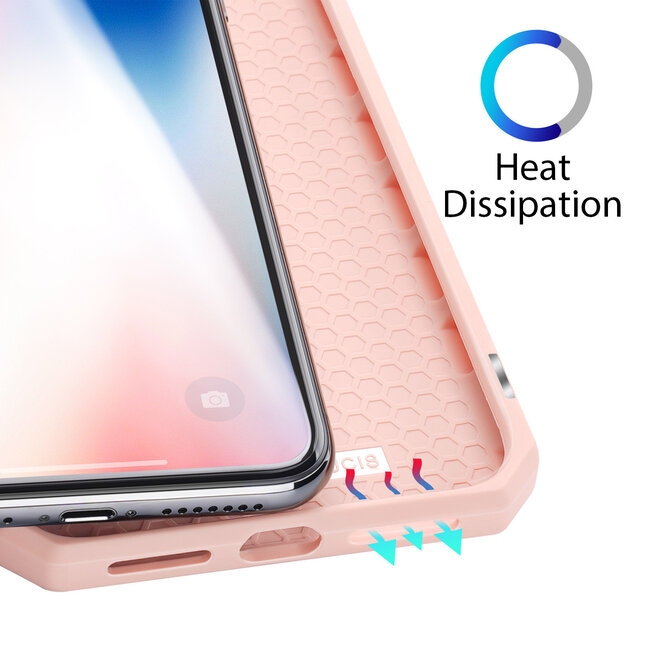 iPhone XS Max hoes - Dux Ducis Skin X Case - Roze