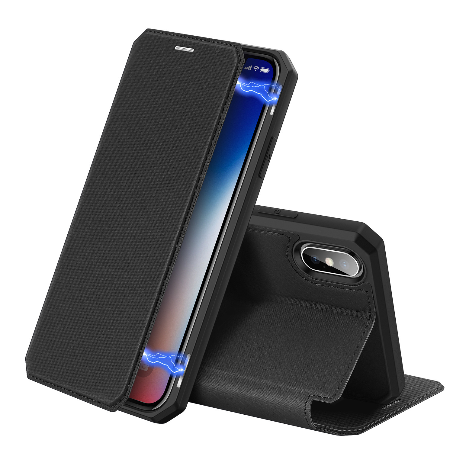 iPhone XS Max hoes - Dux Ducis Skin X Case - Zwart afbeelding