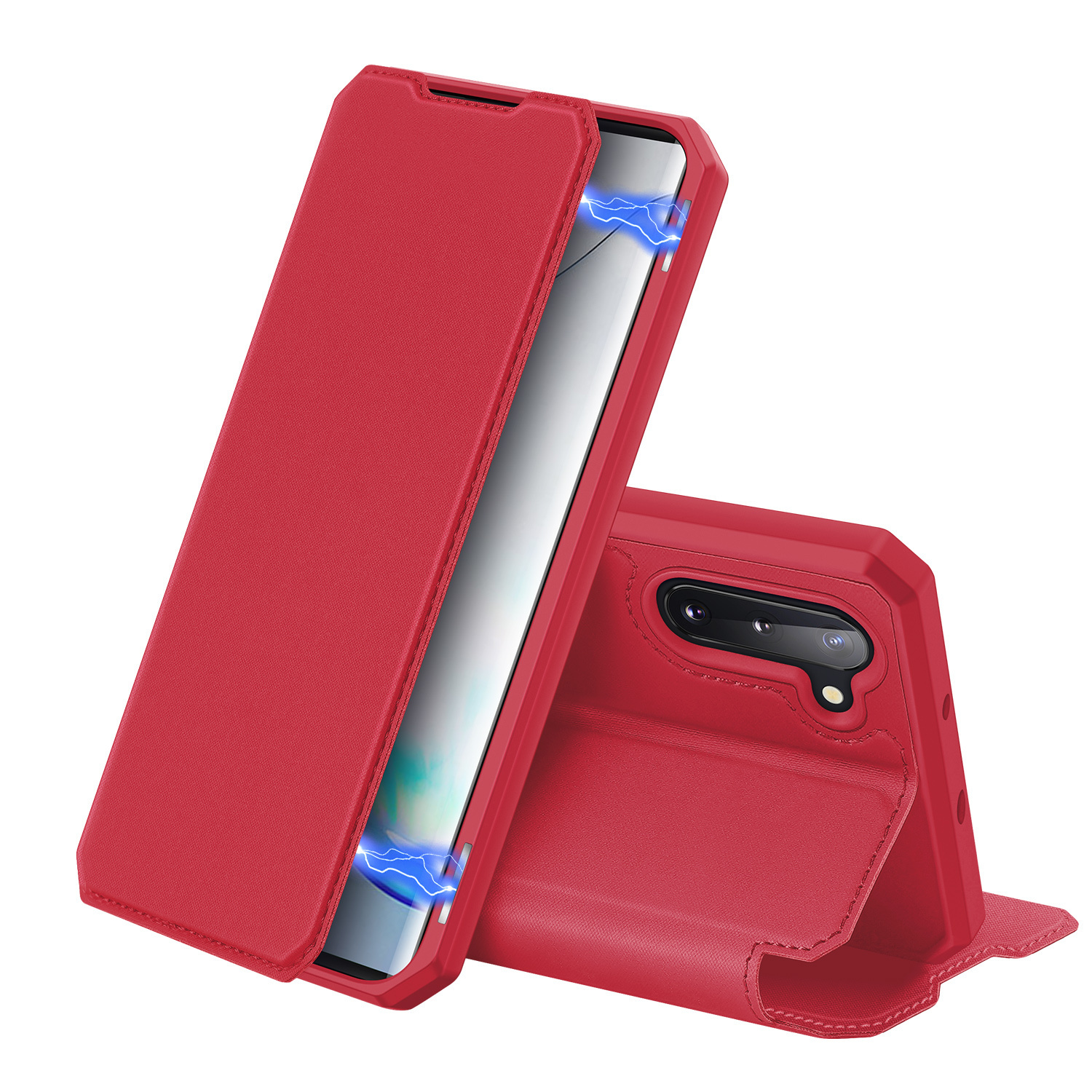Samsung Galaxy Note 10 hoes - Dux Ducis Skin X Case - Rood afbeelding