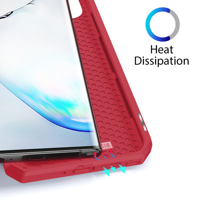 Samsung Galaxy Note 10 hoes - Dux Ducis Skin X Case - Rood