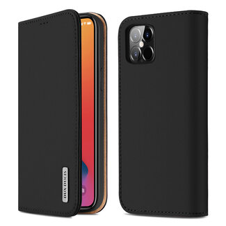 Dux Ducis iPhone 12 Pro Max hoesje - Dux Ducis Wish Wallet Book Case - Zwart