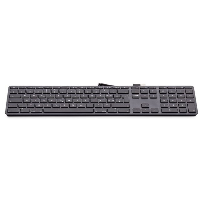 LMP - Aluminium toetsenbord voor Apple iMac met dubbele USB aansluiting en numeriek keyboard - Bedraad - 110 keys - QWERTY indeling (ISO) - Space Grey