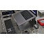 LMP - Ergonomische laptop standaard - Laptophouder - Geschikt voor 12 tot 17 inch - Aluminium - Zwart