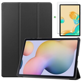 Case2go Samsung Galaxy Tab S7 Hoes en Screenprotector - 11 inch - Tablet hoes en Screenprotector  - Zwart