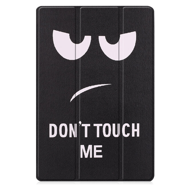Case2go - Hoes voor de Samsung Galaxy Tab S7 (2020) - 11 inch - Tablet hoes en Screenprotector - Don't Touch Me