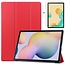 Case2go Samsung Galaxy Tab S7 Plus Hoes en Screenprotector - 12.4 inch - Tablet hoes en Screenprotector  - Rood