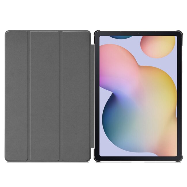 Case2go - Hoes voor de Samsung Galaxy Tab S7 Plus - 12.4 inch - Tablet hoes en Screenprotector - Rood