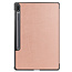 Case2go - Hoes voor de Samsung Galaxy Tab S7 Plus - 12.4 inch - Tablet hoes en Screenprotector - Rosé Goud