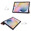 Case2go - Hoes voor de Samsung Galaxy Tab S7 Plus - 12.4 inch - Tablet hoes en Screenprotector - Vlinders