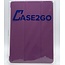 Case2go - Hoes en screenprotector voor de Samsung Galaxy Tab A7 - Tri-fold Book Case en Tempered Glass Cover - 10.4 inch - Paars