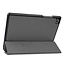 Case2go - Hoes en screenprotector voor de Samsung Galaxy Tab A7 - Tri-fold Book Case en Tempered Glass Cover - 10.4 inch - Grijs
