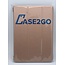 Case2go - Hoes en screenprotector voor de Samsung Galaxy Tab A7 - Tri-fold Book Case en Tempered Glass Cover - 10.4 inch - Rosé Gold