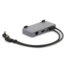 LMP - Ergonomische laptop standaard + aansluitbare USB-C Hub - Laptophouder - Geschikt voor 12 tot 17 inch - Aluminium - Space Grey