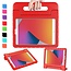 Case2go - Kinderhoes voor de iPad 10.2 (2019 / 2020 / 2021) - Schokbestendige case met handvat - Rood