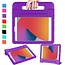Case2go iPad 10.2 2019 / 2020 / 2021 hoes - Schokbestendige case met handvat - Paars