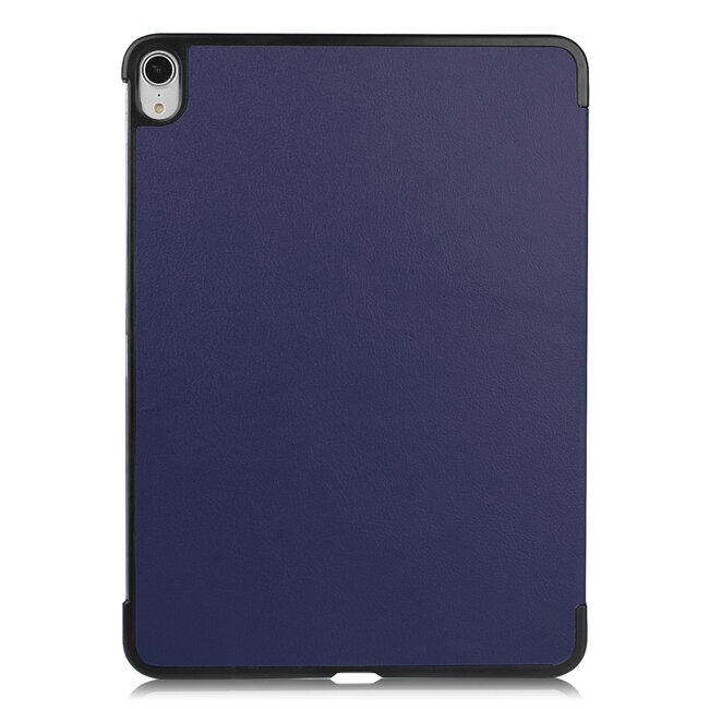 Case2go - Hoes voor de iPad Air 10.9 (2020) - hoes en Screenprotector - Tablet hoes met Auto sleep/wake Functie - Donker Blauw