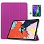 Case2go iPad Air 2020 hoes - 10.9 inch - hoes en Screenprotector - Tablet hoes met Auto sleep/wake Functie - Paars