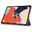 Case2go - Hoes voor de iPad Air 10.9 (2020) - hoes en Screenprotector - Tablet hoes met Auto sleep/wake Functie - Marine Blauw