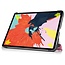 Case2go - Hoes voor de iPad Air 10.9 (2020) - hoes en Screenprotector - Tablet hoes met Auto sleep/wake Functie - Flower Fee